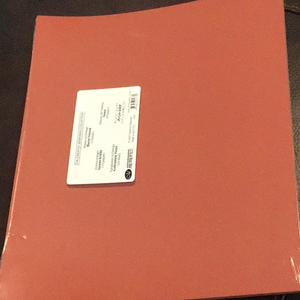 Creative Memories Photo Mounting Paper, Burnt Sienna